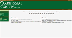 Desktop Screenshot of countryside-careers.com